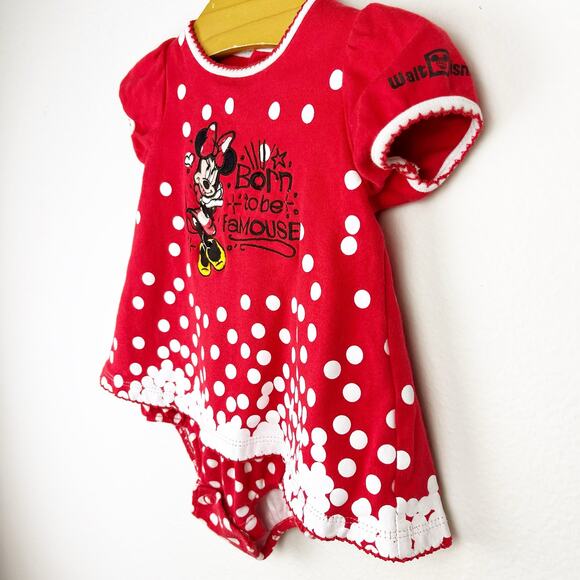 Disney Parks Minnie Mouse Dress One Piece Size 12 Months - Picture 7 of 11